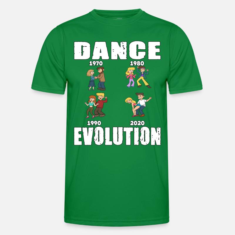 Dance Evolution für einen Tänzer und Tänzerin Männer Funktions-T-Shirt