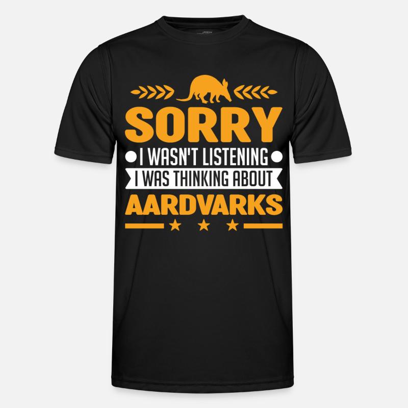 Erdferkel Geschenk Aardvark Männer Funktions-T-Shirt
