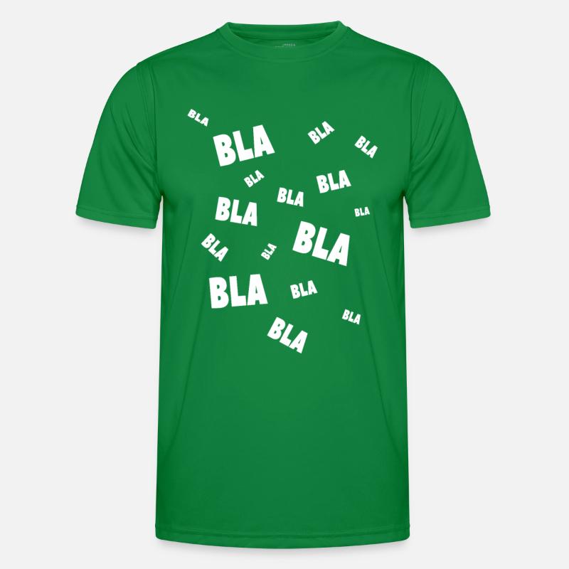 Reden Dauersprechen Ununterbrochen Labern Männer Funktions-T-Shirt