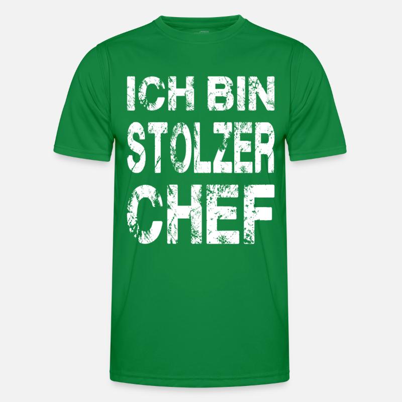 Ich Bin Stolzer Chef Männer Funktions-T-Shirt