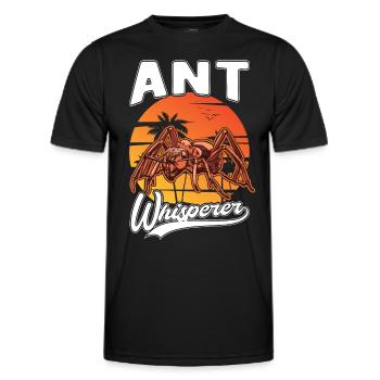 Fourmis Chuchoteur Fourmi Chuchoteur - T-shirt sport Homme - noir - Devant - AI Model Male 178 dark (178cm)
