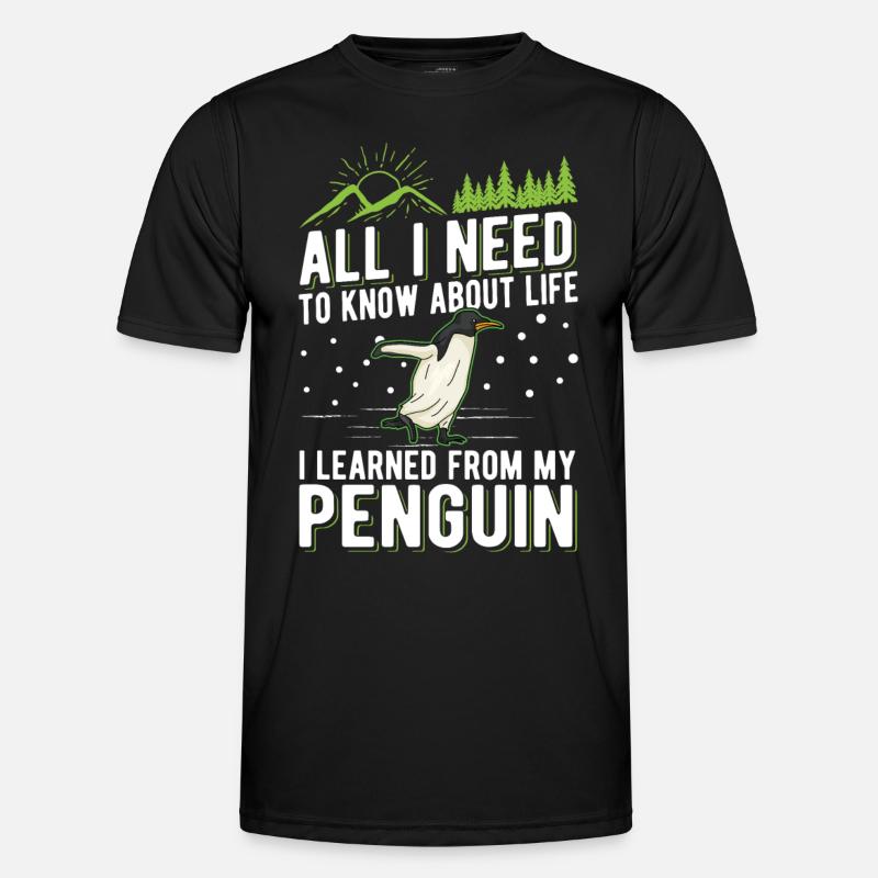 Penguin Gift Penguin - Men's Functional T-Shirt - black
