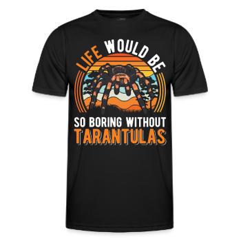 Tarantula Spider Tarantula - Men's Functional T-Shirt - black - Front - AI Model Male 178 dark (178cm)