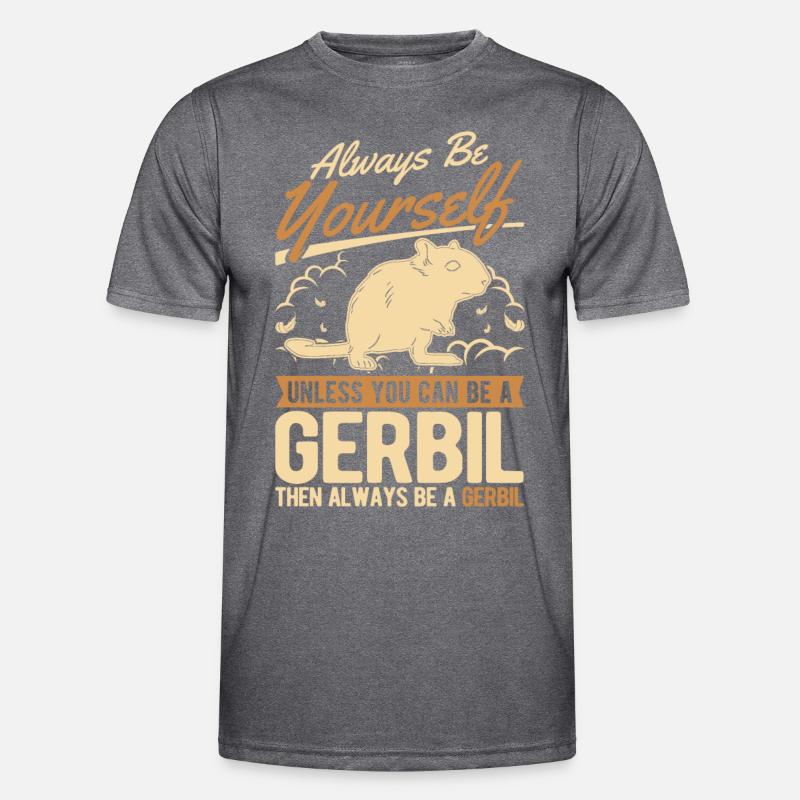 Gerbille Cadeau Rat de course Gerbille T-shirt sport Homme
