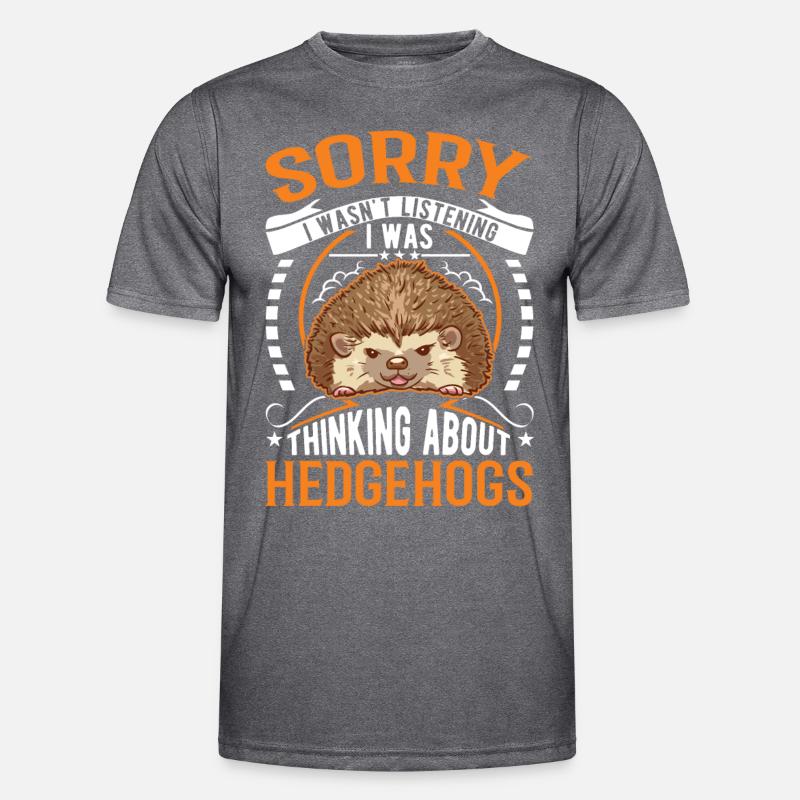 Hedgehog Prickly Men's Functional T-Shirt