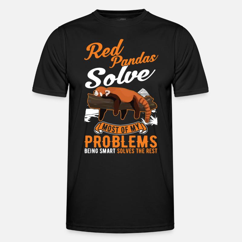 Roter Panda Geschenk Katzenbär Männer Funktions-T-Shirt