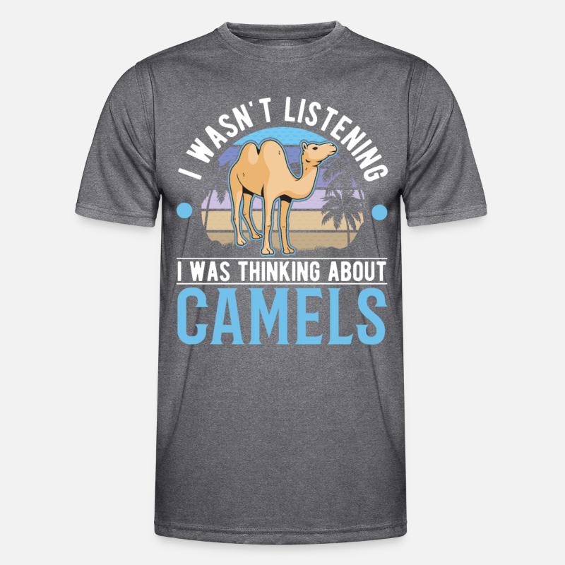 Kamel Geschenk Dromedar Camel Großkamel Männer Funktions-T-Shirt