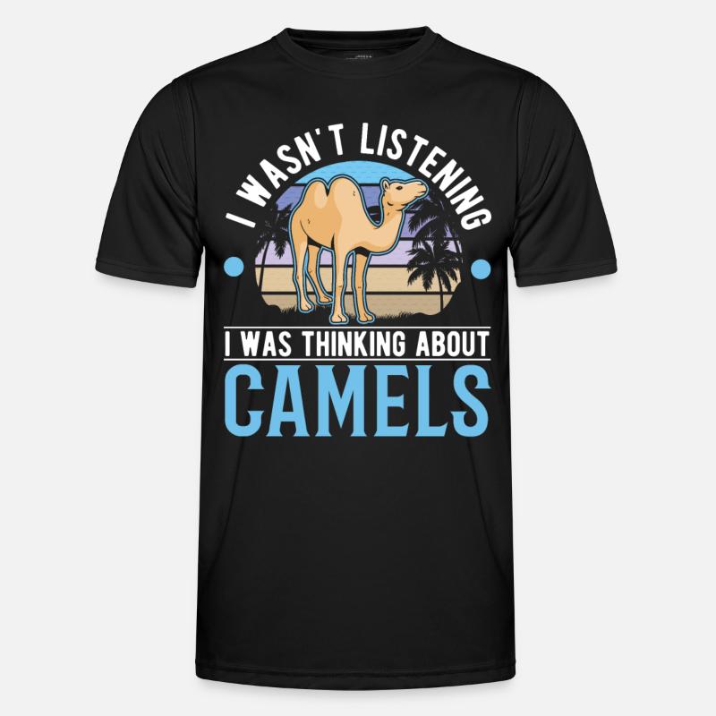 Camel Gift Dromedary Camel Big Camel - Men's Functional T-Shirt - black
