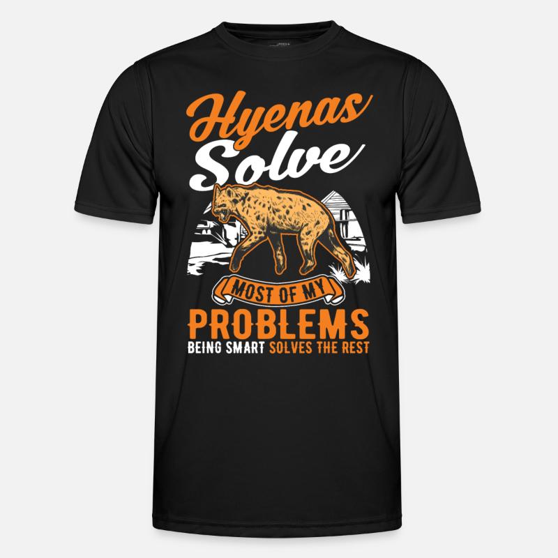 Hyäne Geschenk Erdwolf Hyena Männer Funktions-T-Shirt
