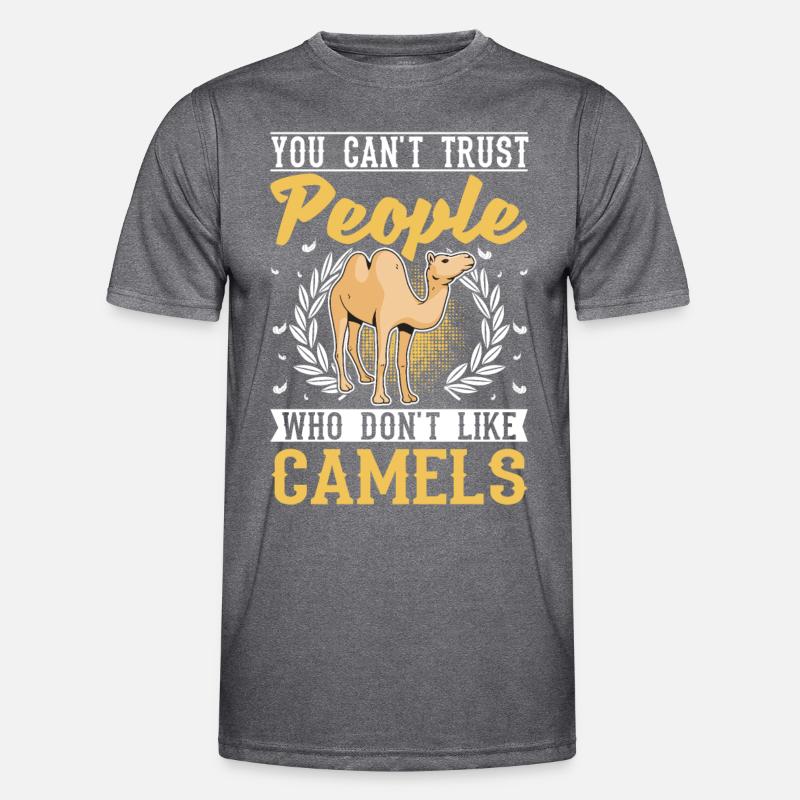 Kamel Dromedar Ägypten Geschenk Großkamel Männer Funktions-T-Shirt
