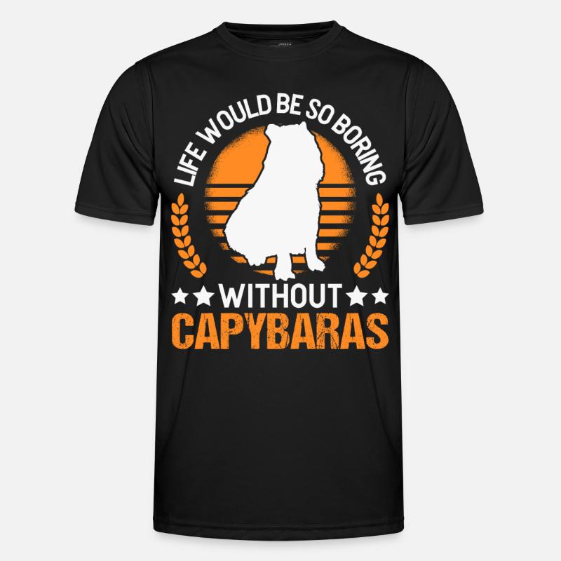 Capybara Gift Capibara capybara - Men's Functional T-Shirt - black
