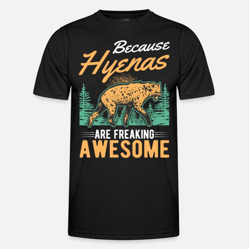 Hyäne Geschenk Erdwolf Hyena Männer Funktions-T-Shirt