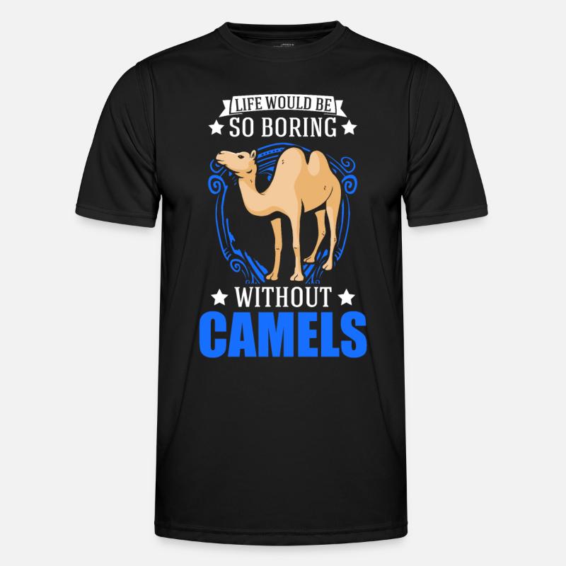Kamel Geschenk Dromedar Camel Großkamel Männer Funktions-T-Shirt