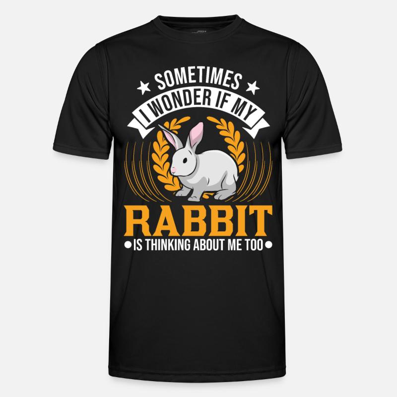 Rabbit Rabbit Rabbit - Men's Functional T-Shirt - black