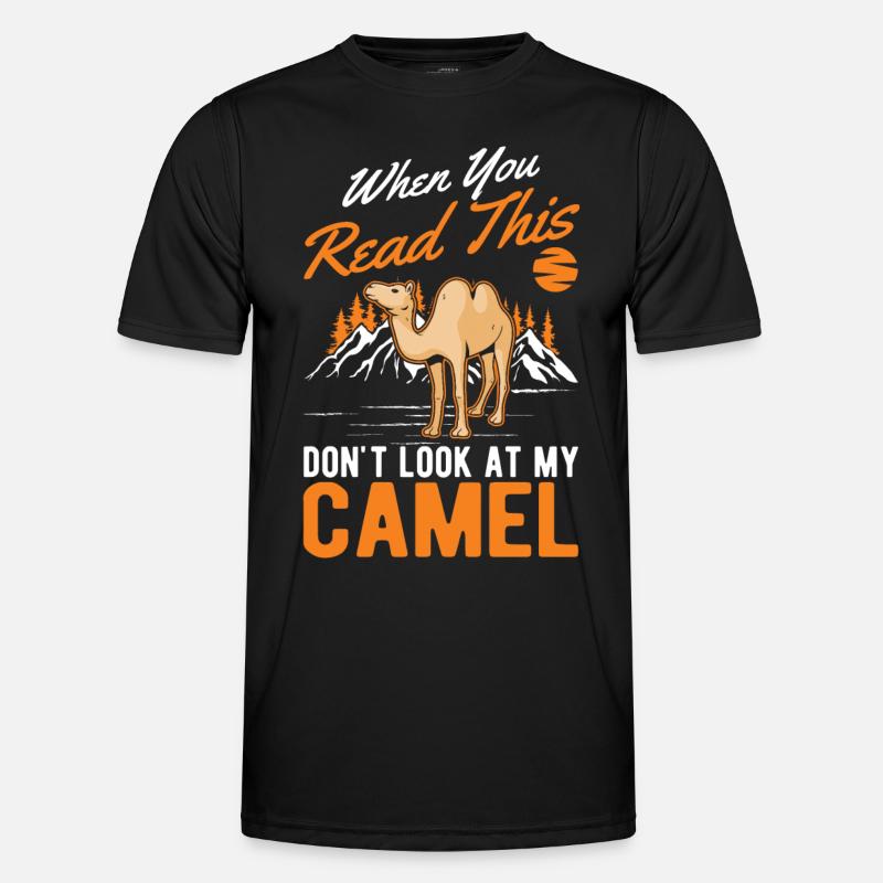 Kamel Geschenk Dromedar Camel Großkamel Männer Funktions-T-Shirt