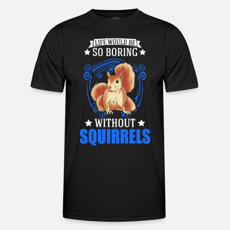 Eichhörnchen Geschenk Squirrel Grauhörnchen Männer Funktions-T-Shirt