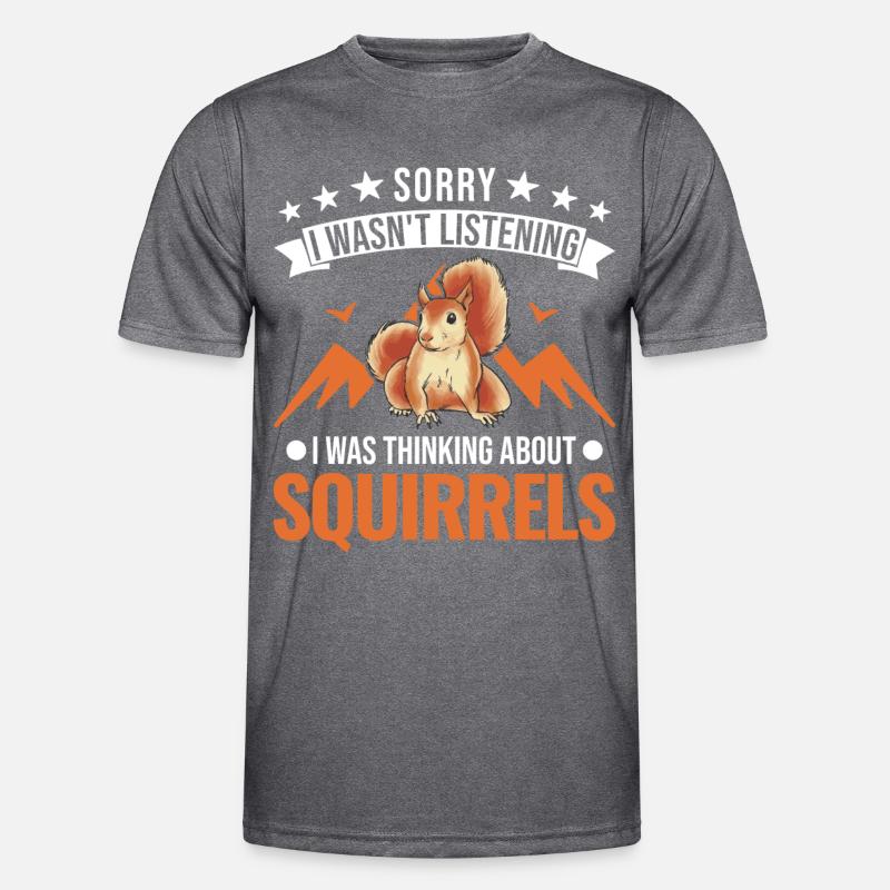 Eichhörnchen Geschenk Grauhörnchen Squirrel Männer Funktions-T-Shirt