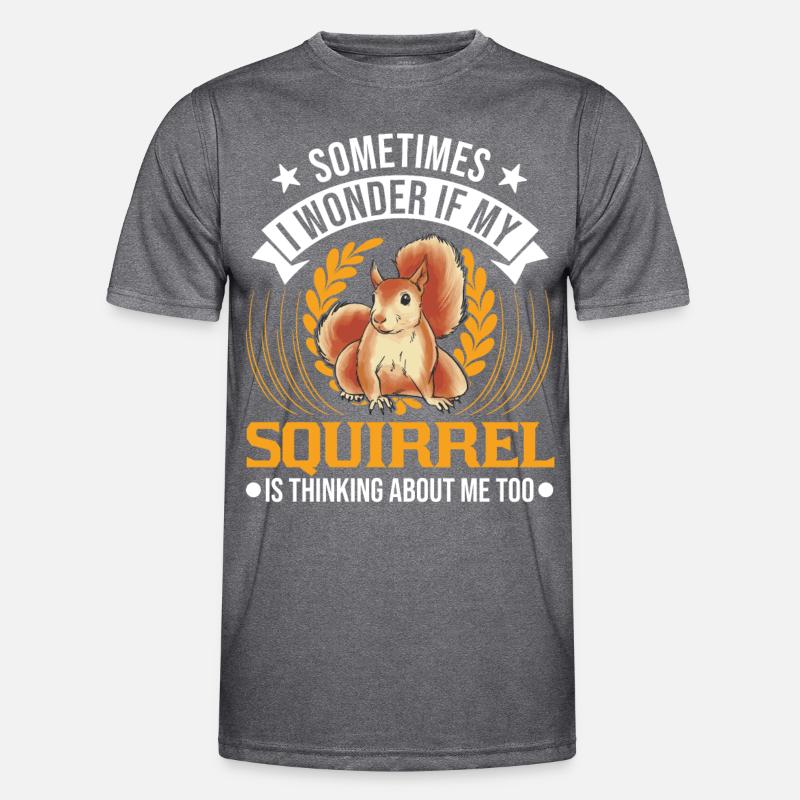 Eichhörnchen Geschenk Grauhörnchen Squirrel Männer Funktions-T-Shirt