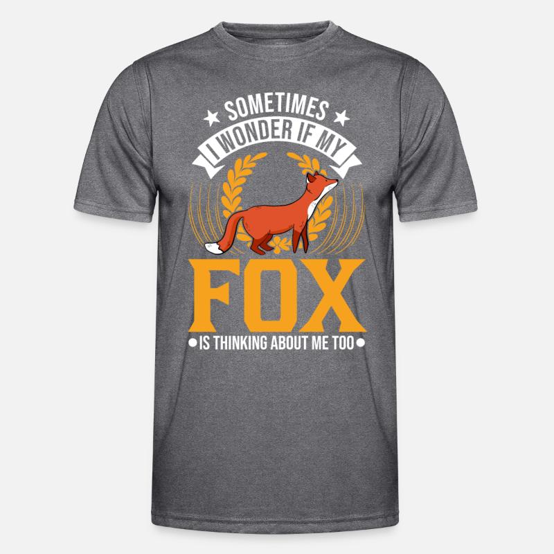 Fuchs Geschenk Rotfuchs Männer Funktions-T-Shirt