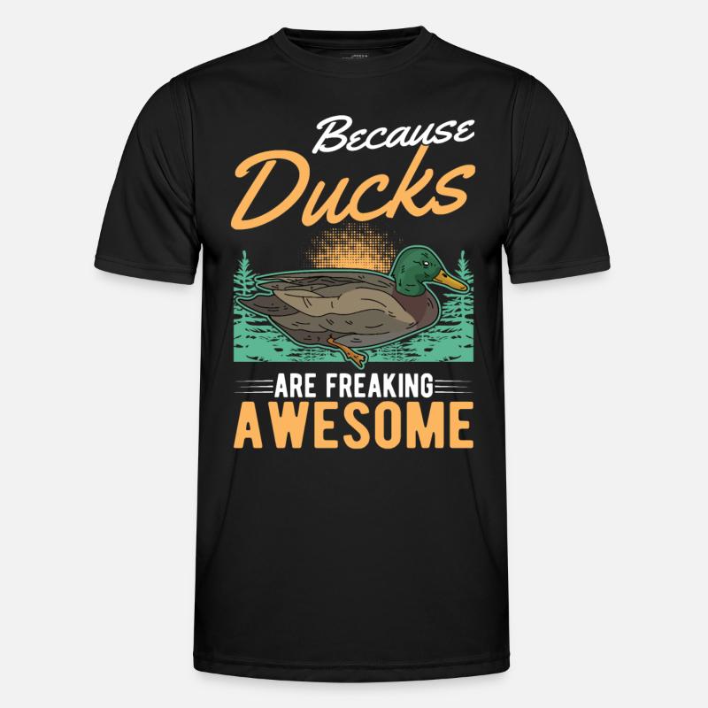 Duck Gift Duck Breeder - Men's Functional T-Shirt - black