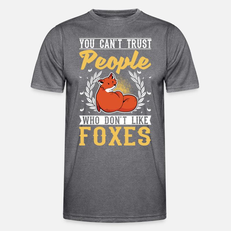 Fuchs Geschenk Rotfuchs Männer Funktions-T-Shirt