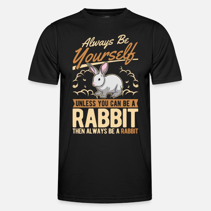 Rabbit Rabbit Rabbit - Men's Functional T-Shirt - black