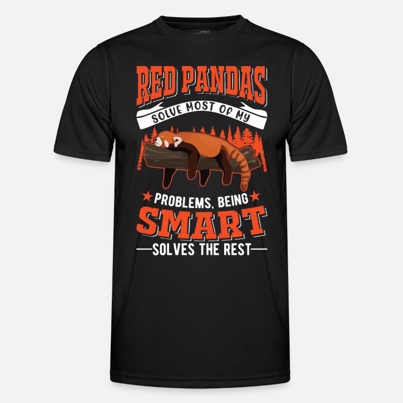 Roter Panda Geschenk Katzenbär Männer Funktions-T-Shirt