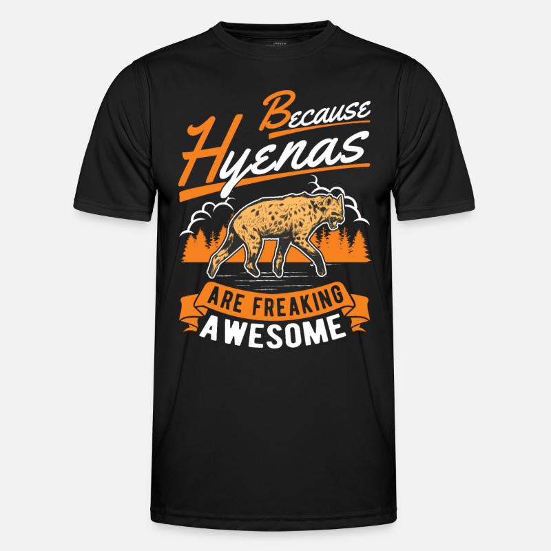 Hyäne Geschenk Erdwolf Hyena Männer Funktions-T-Shirt
