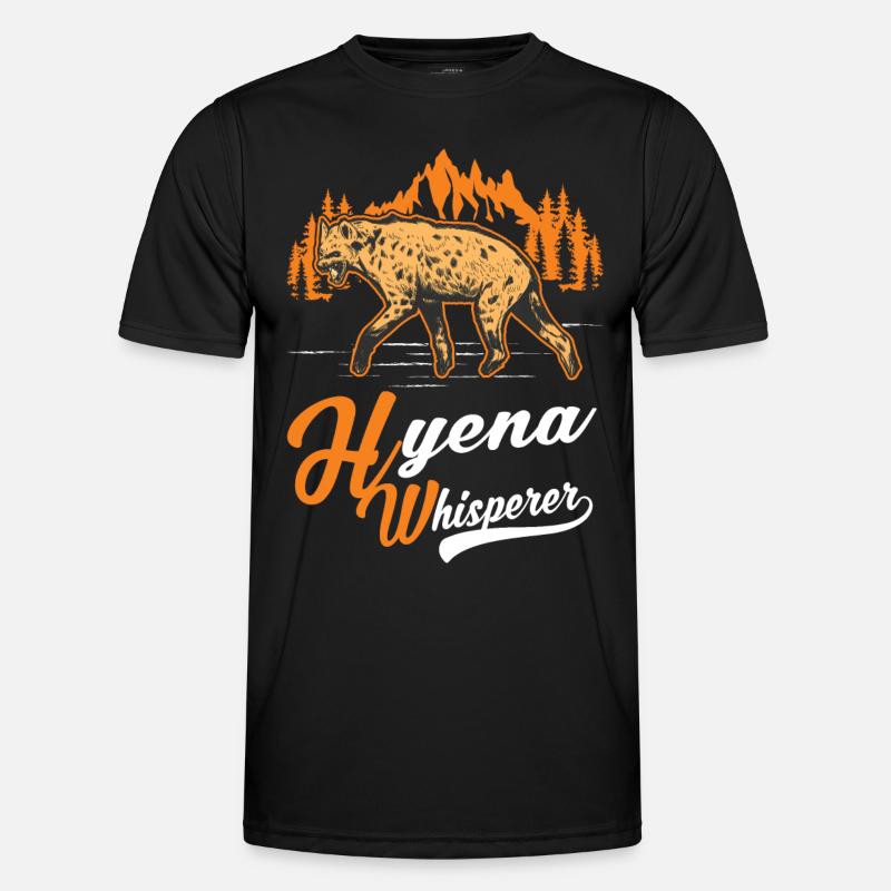 Hyänen Flüsterer Erdwolf Hyena Männer Funktions-T-Shirt