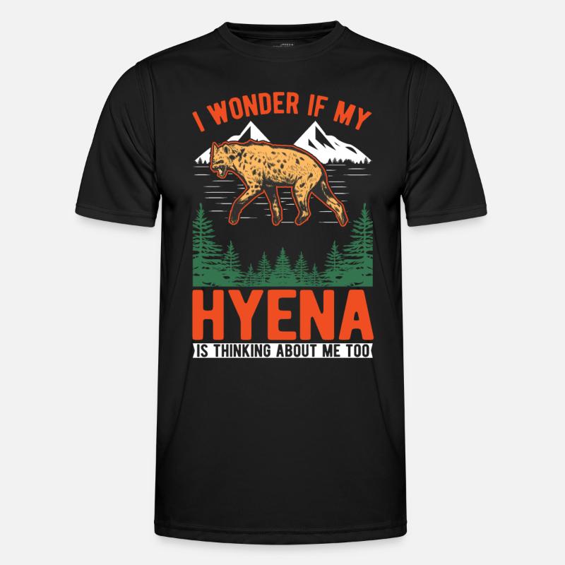 Hyäne Geschenk Erdwolf Hyena Männer Funktions-T-Shirt
