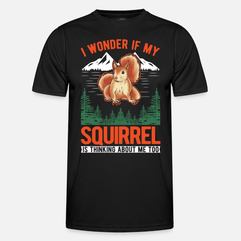 Eichhörnchen Geschenk Grauhörnchen Squirrel Männer Funktions-T-Shirt