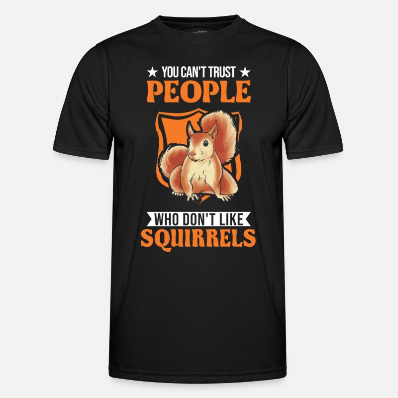 Eichhörnchen Geschenk Grauhörnchen Squirrel Männer Funktions-T-Shirt