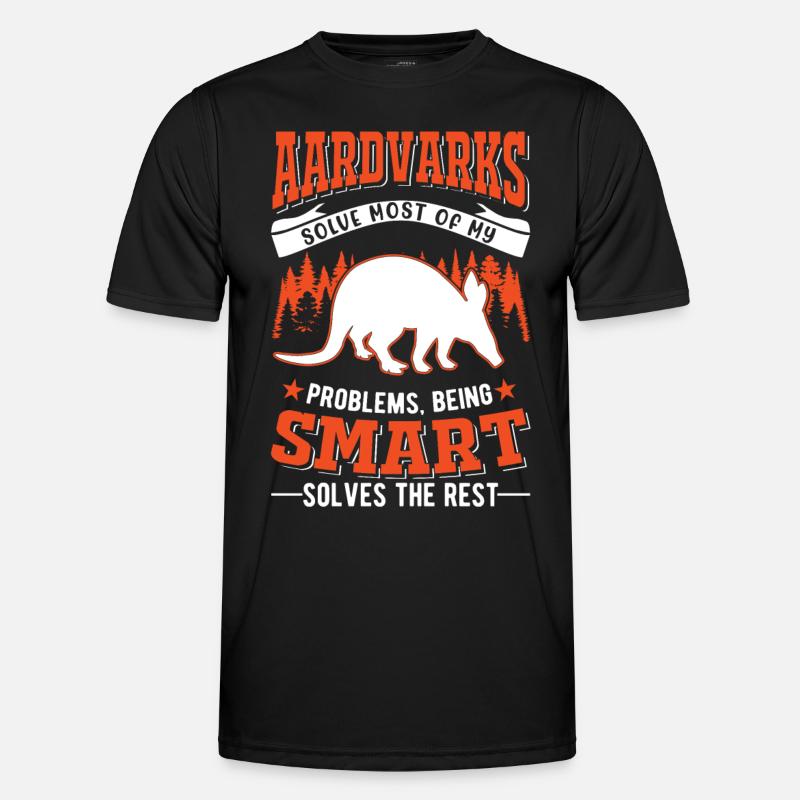 Erdferkel Geschenk Aardvark Männer Funktions-T-Shirt