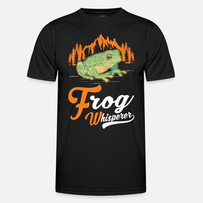 Frosch Flüsterer Geschenk Laubfrosch Männer Funktions-T-Shirt