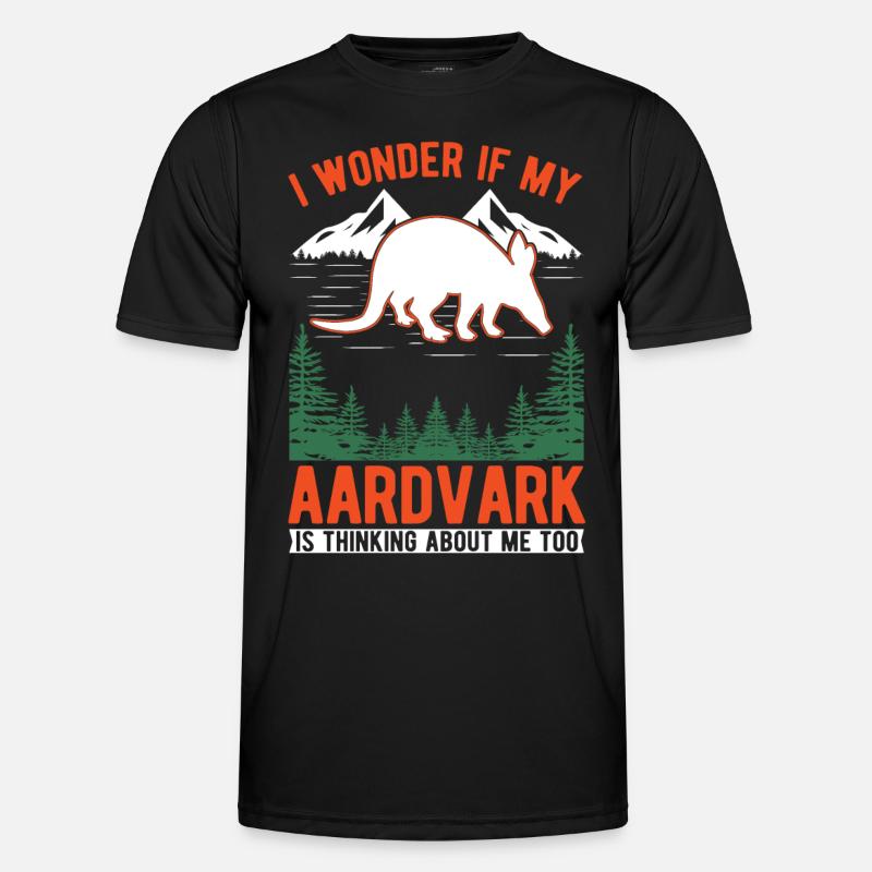 Erdferkel Geschenk Aardvark Männer Funktions-T-Shirt