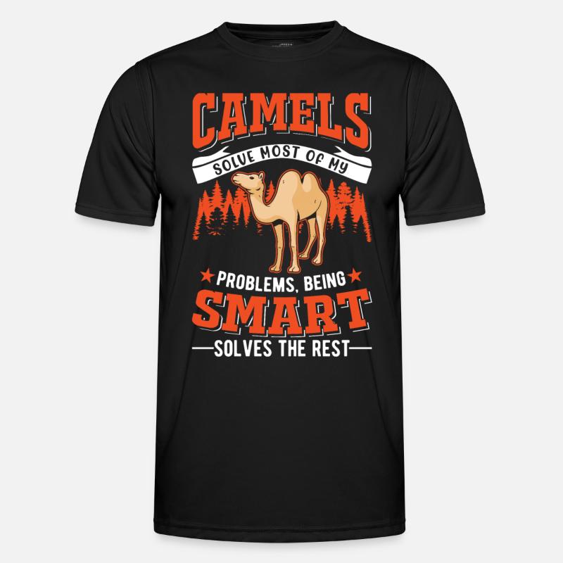 Kamel Dromedar Ägypten Geschenk Großkamel Männer Funktions-T-Shirt