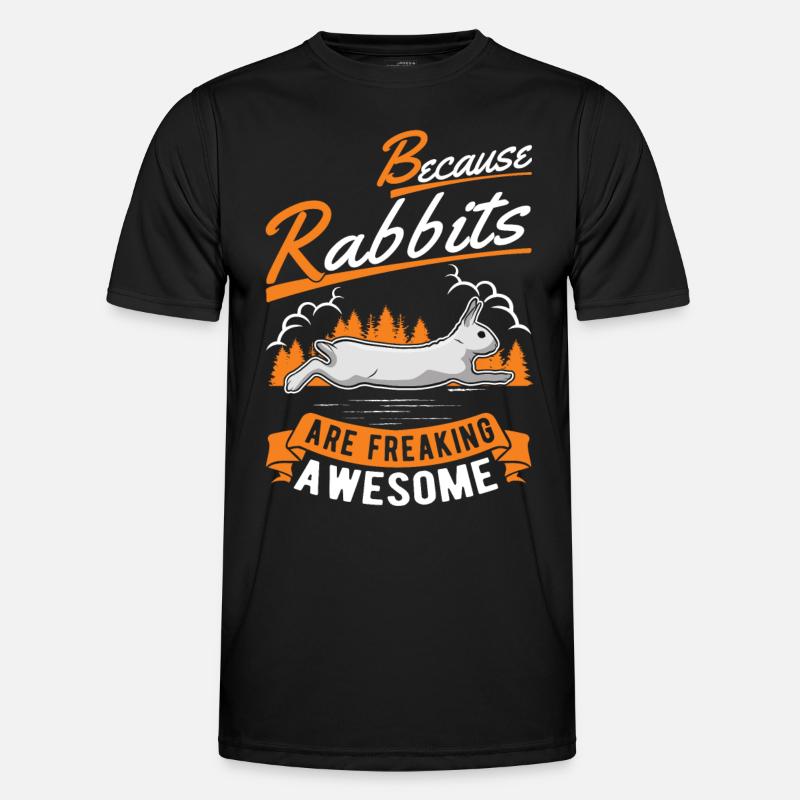Rabbit Gift Rabbit Rabbit - Men's Functional T-Shirt - black