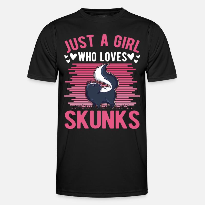 Fille moufette T-shirt sport Homme