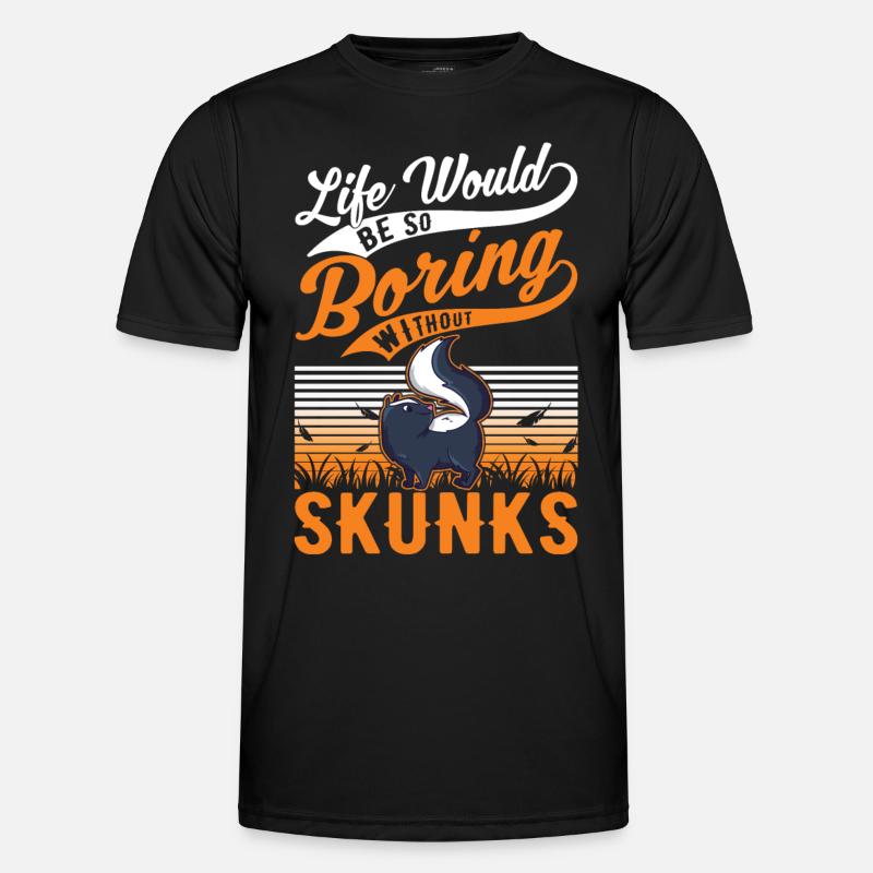 Stinktier Geschenk Männer Funktions-T-Shirt