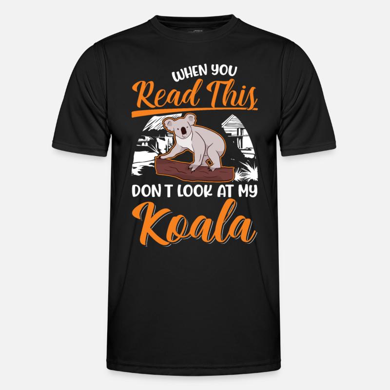 Koala Gift Koala Bear - Men's Functional T-Shirt - black