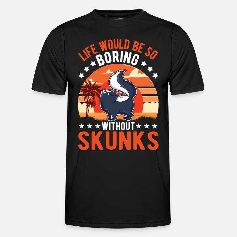 Stinktier Geschenk Männer Funktions-T-Shirt