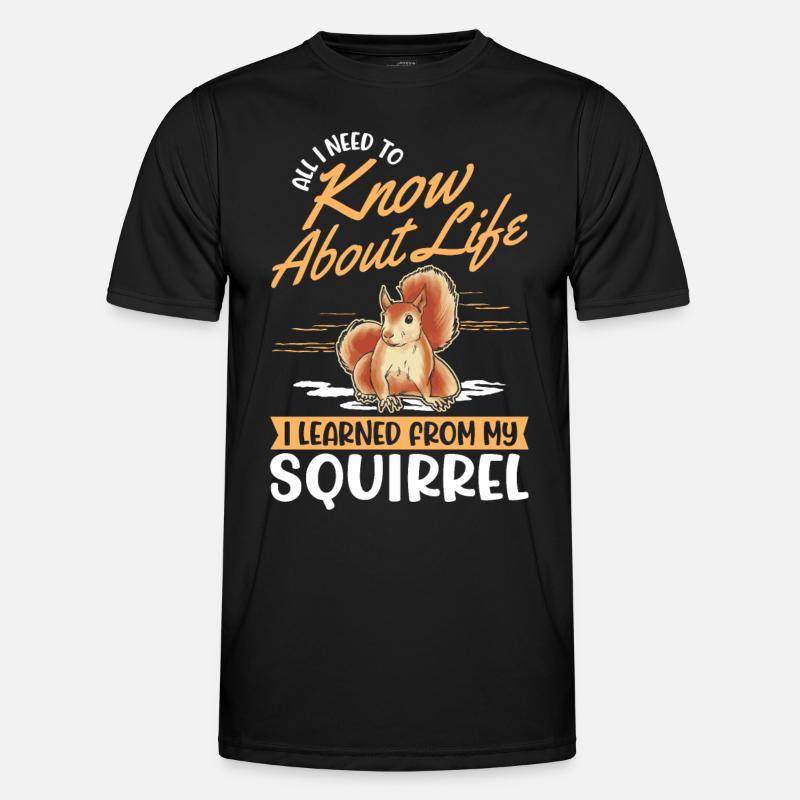 Eichhörnchen Geschenk Grauhörnchen Squirrel Männer Funktions-T-Shirt