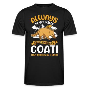Soyez toujours vous-même Coati Nasenbär - T-shirt sport Homme - noir - Devant - AI Model Male 178 dark (178cm)