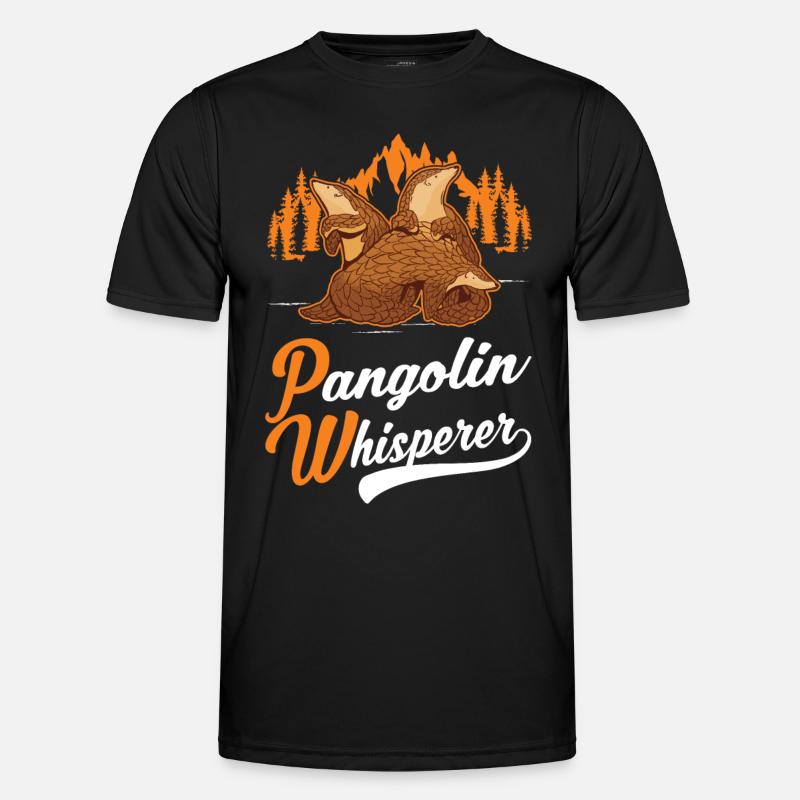 Pangolin Flüsterer Schuppentier Männer Funktions-T-Shirt