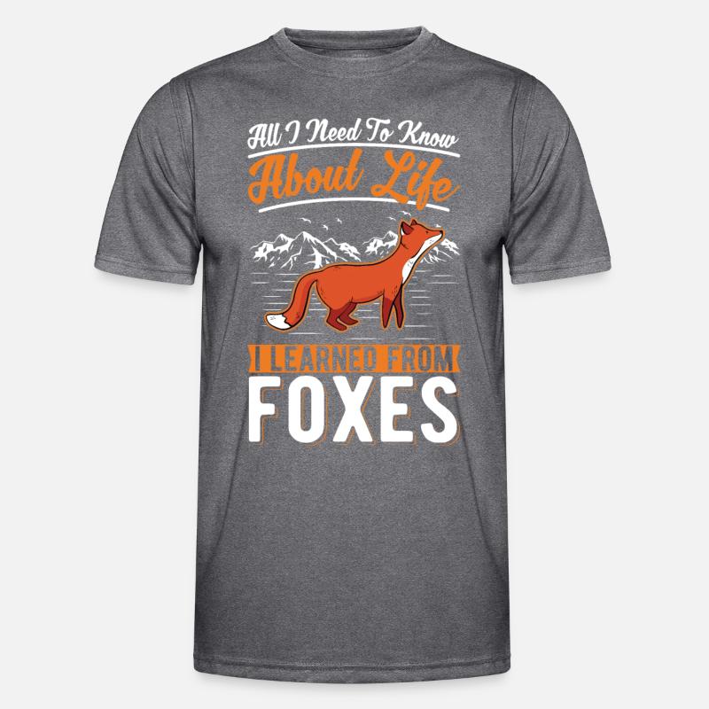 Fuchs Geschenk Rotfuchs Männer Funktions-T-Shirt