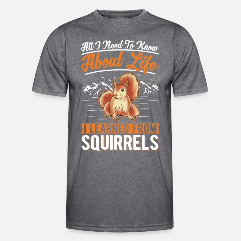 Squirrel lover Men's Functional T-Shirt