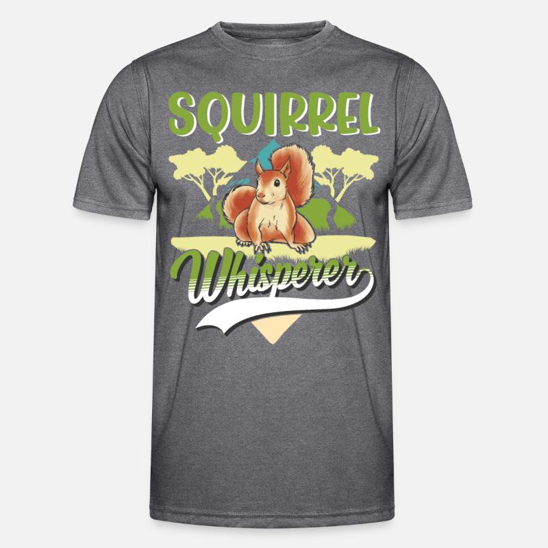 Eichhörnchen Flüsterer Männer Funktions-T-Shirt