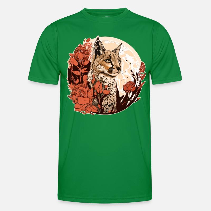 Luchs Männer Funktions-T-Shirt