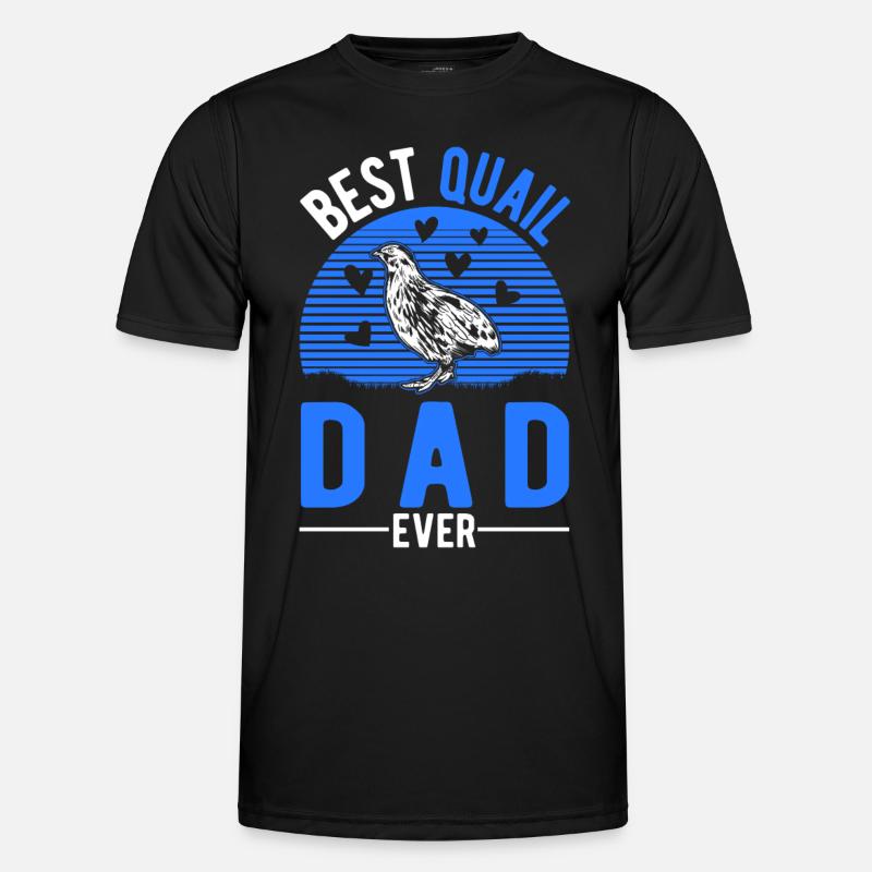 Best quail daddy Men's Functional T-Shirt