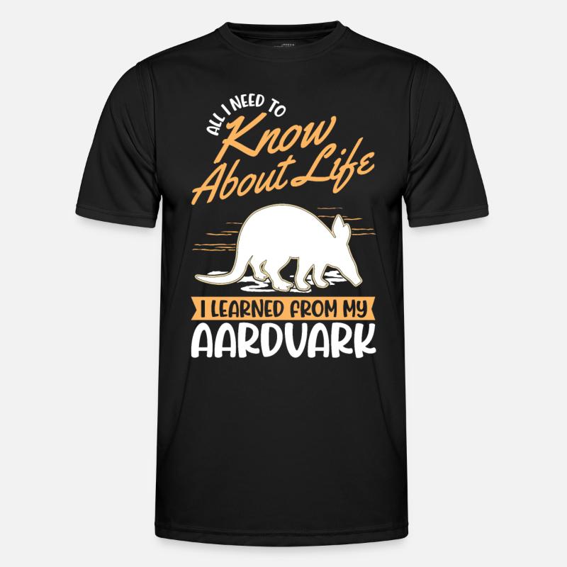 Erdferkel Geschenk Aardvark Männer Funktions-T-Shirt